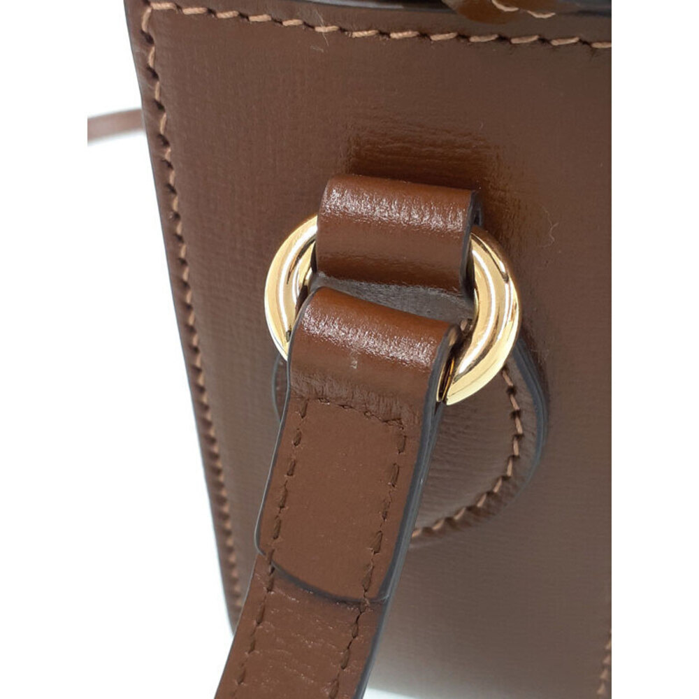 Gucci Horsebit brown leather Shoulder onic Supreme canvas Bag 1955 GG - Picture 7 of 9